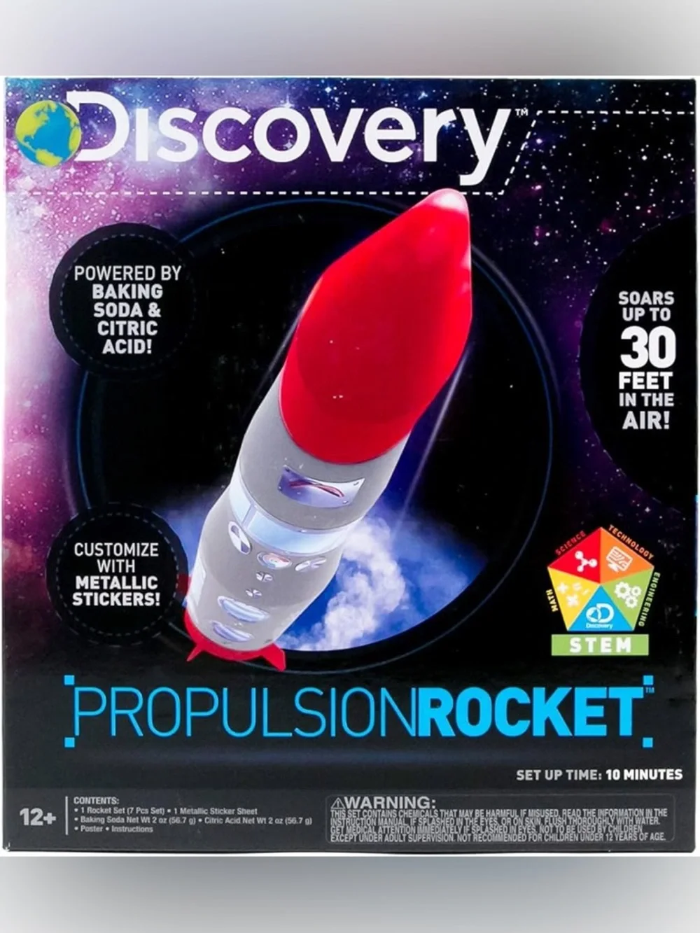 Discovery Rocket Red Silver